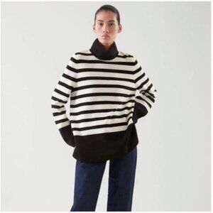 COS Striped Cotton Sweater (Toteme style)